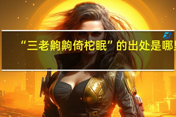 “三老齁齁倚柁眠”的出处是哪里
