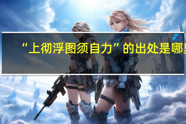 “上彻浮图须自力”的出处是哪里