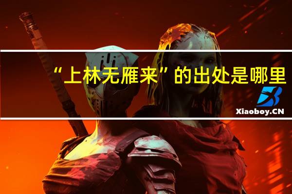 “上林无雁来”的出处是哪里