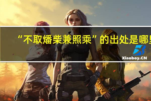 “不取燔柴兼照乘”的出处是哪里