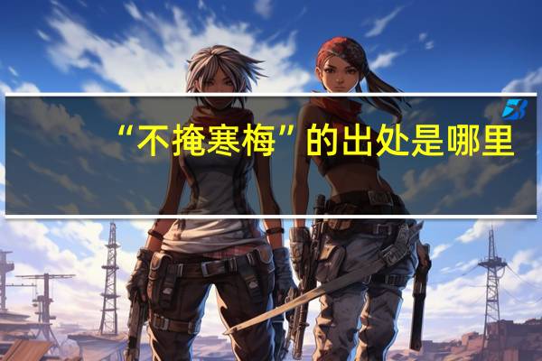 “不掩寒梅”的出处是哪里