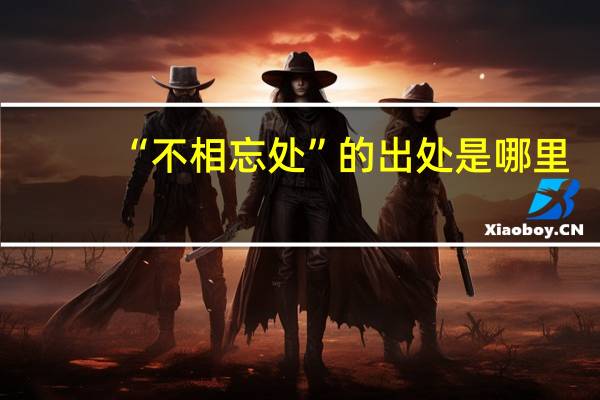 “不相忘处”的出处是哪里