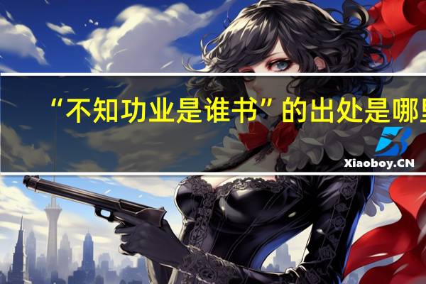“不知功业是谁书”的出处是哪里