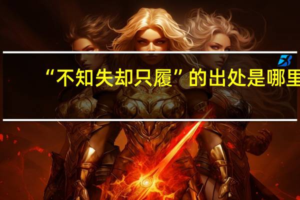 “不知失却只履”的出处是哪里