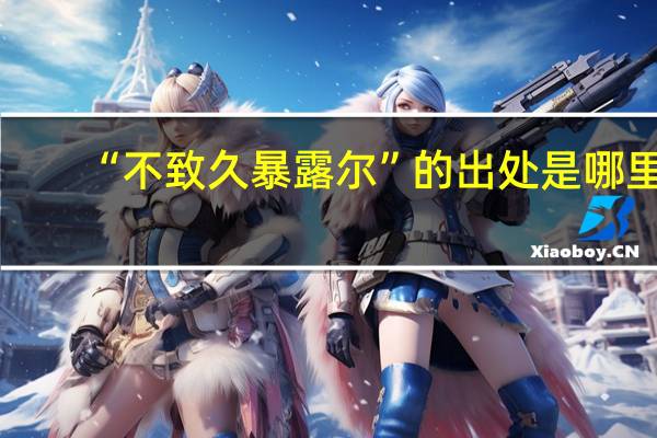 “不致久暴露尔”的出处是哪里