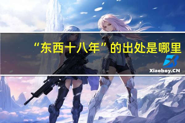 “东西十八年”的出处是哪里