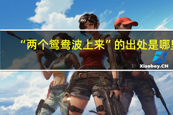 “两个鸳鸯波上来”的出处是哪里