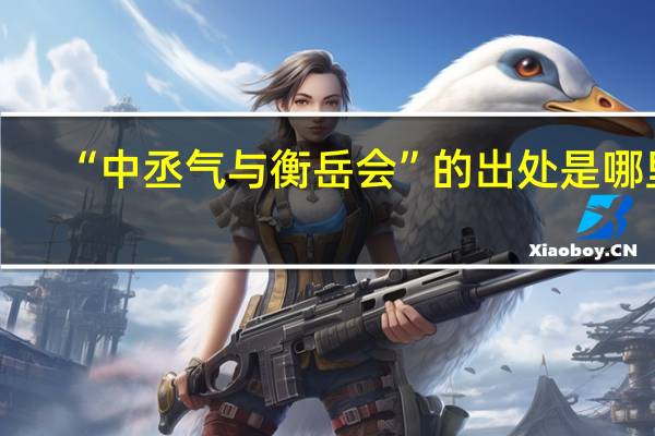 “中丞气与衡岳会”的出处是哪里
