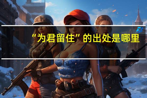 “为君留住”的出处是哪里
