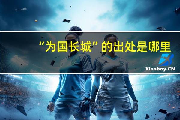 “为国长城”的出处是哪里