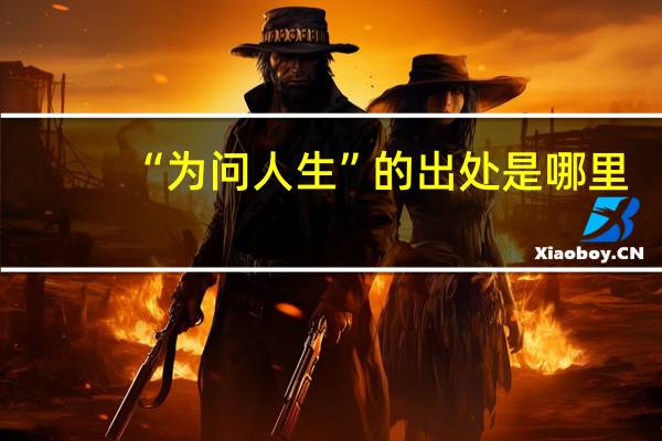 “为问人生”的出处是哪里