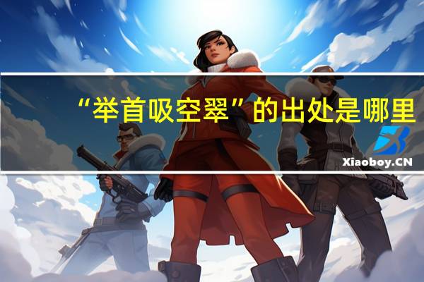 “举首吸空翠”的出处是哪里