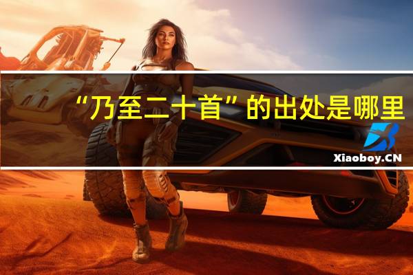 “乃至二十首”的出处是哪里