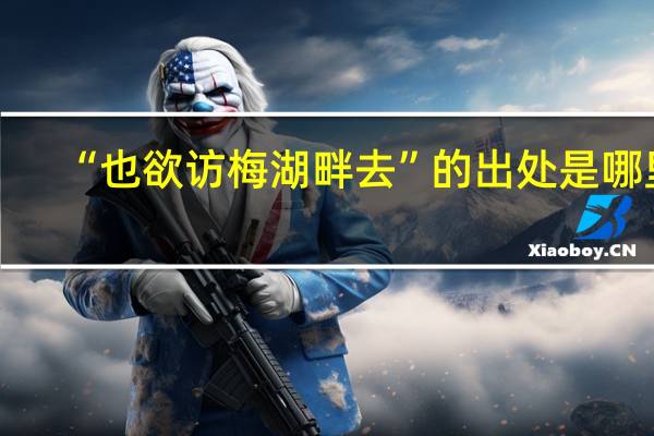 “也欲访梅湖畔去”的出处是哪里