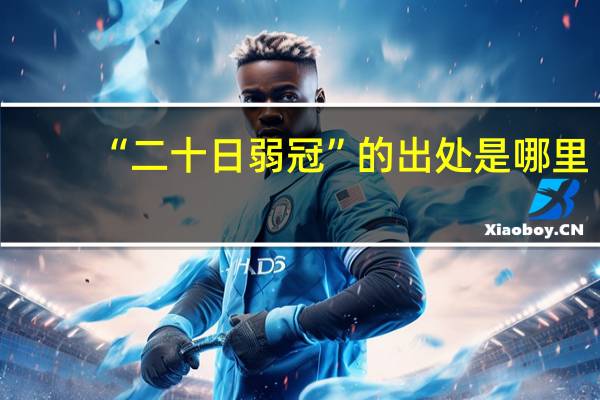“二十日弱冠”的出处是哪里