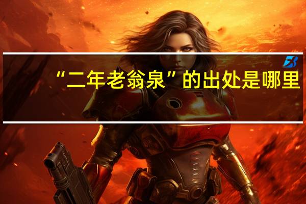 “二年老翁泉”的出处是哪里
