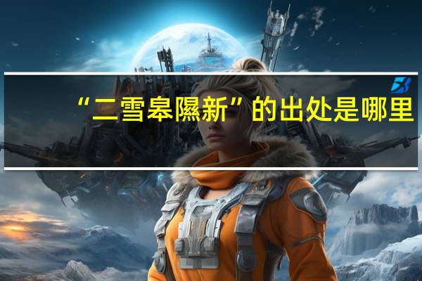 “二雪皋隰新”的出处是哪里