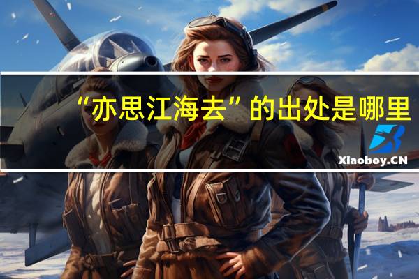 “亦思江海去”的出处是哪里