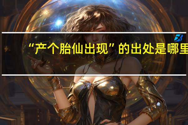 “产个胎仙出现”的出处是哪里