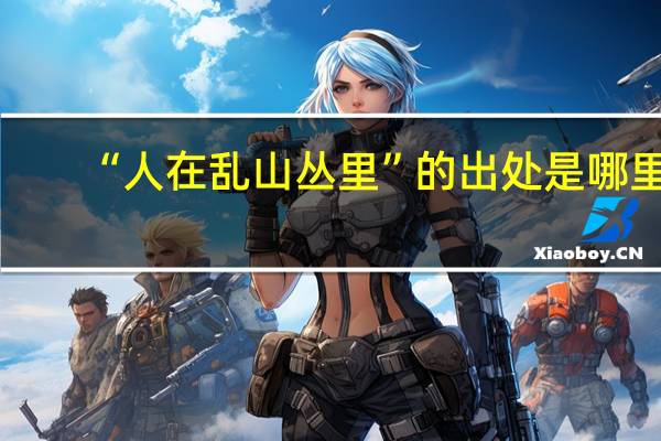 “人在乱山丛里”的出处是哪里