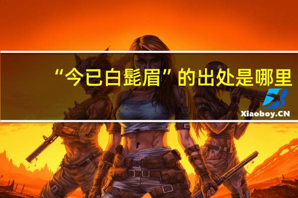 “今已白髭眉”的出处是哪里