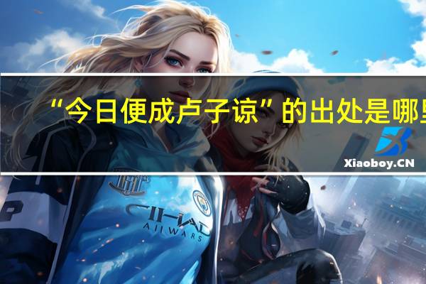 “今日便成卢子谅”的出处是哪里