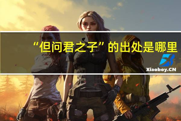 “但问君之子”的出处是哪里