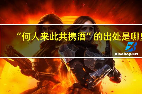 “何人来此共携酒”的出处是哪里