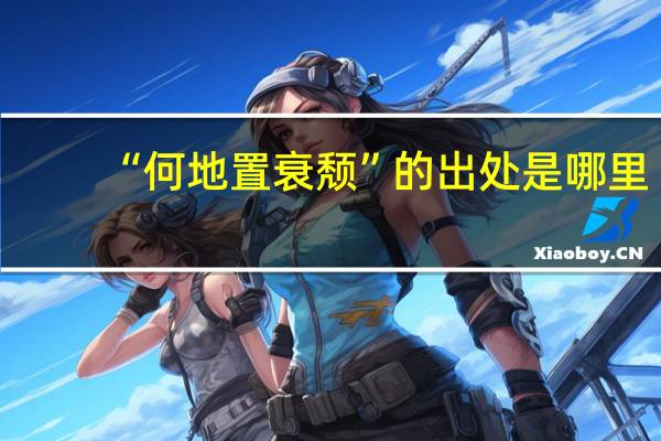 “何地置衰颓”的出处是哪里