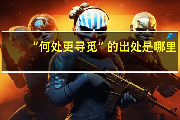 “何处更寻觅”的出处是哪里
