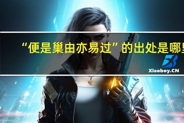 “便是巢由亦易过”的出处是哪里