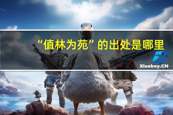 “值林为苑”的出处是哪里
