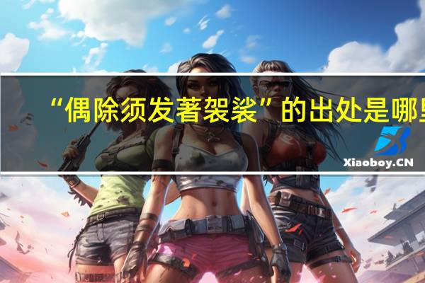 “偶除须发著袈裟”的出处是哪里