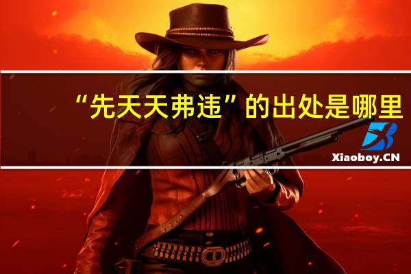 “先天天弗违”的出处是哪里