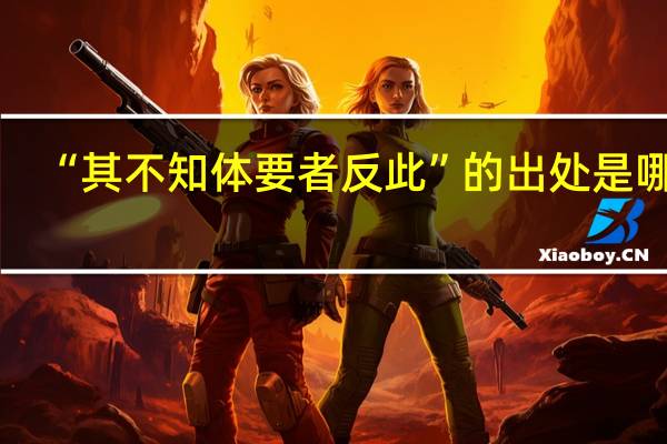 “其不知体要者反此”的出处是哪里