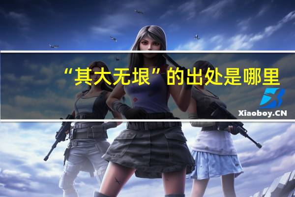 “其大无垠”的出处是哪里