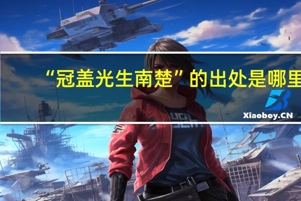 “冠盖光生南楚”的出处是哪里