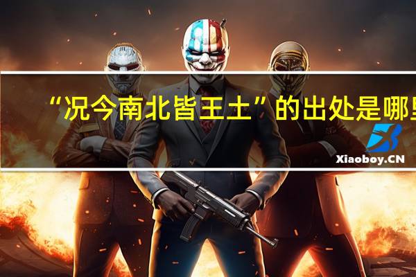 “况今南北皆王土”的出处是哪里