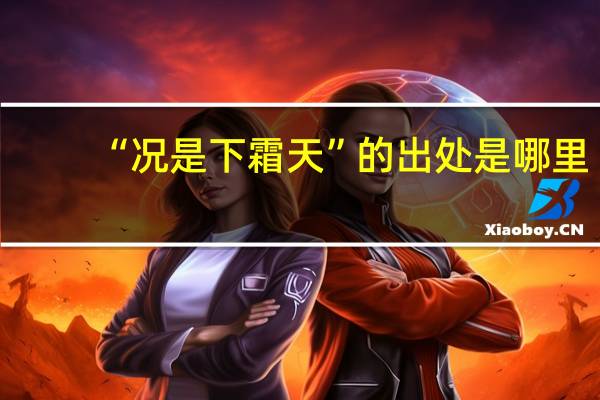 “况是下霜天”的出处是哪里