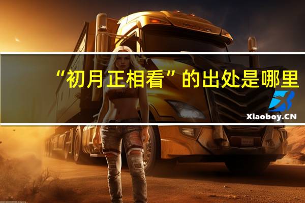 “初月正相看”的出处是哪里