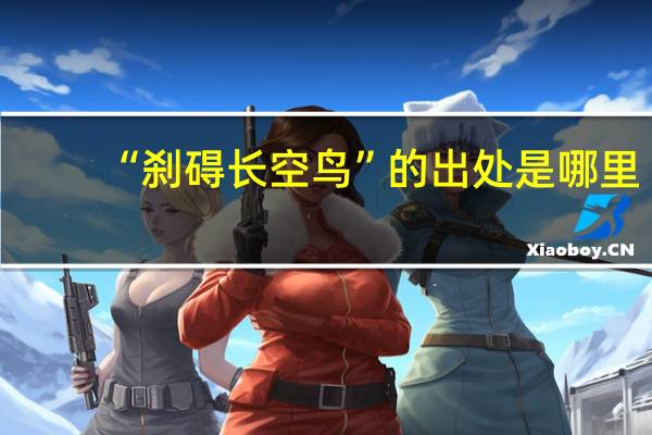 “刹碍长空鸟”的出处是哪里