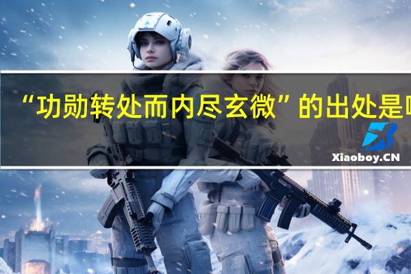 “功勋转处而内尽玄微”的出处是哪里