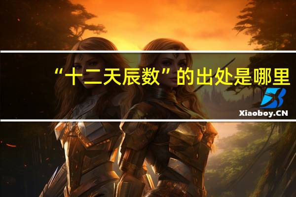 “十二天辰数”的出处是哪里