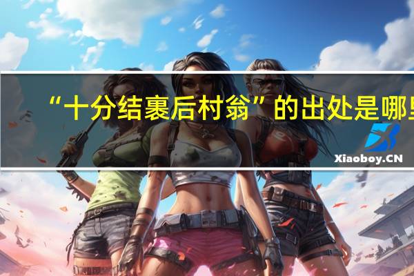 “十分结裹后村翁”的出处是哪里