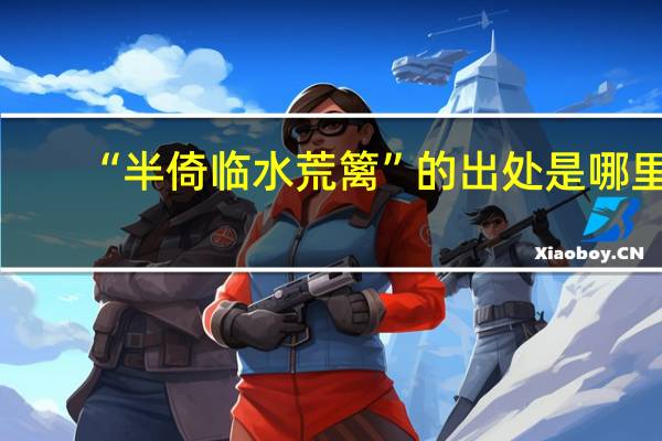 “半倚临水荒篱”的出处是哪里