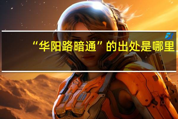 “华阳路暗通”的出处是哪里