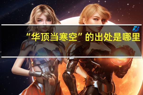 “华顶当寒空”的出处是哪里
