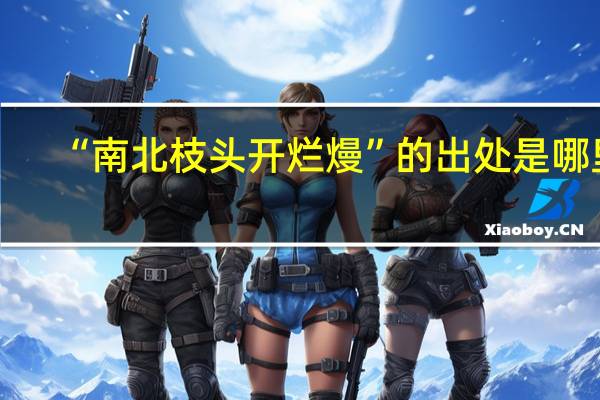 “南北枝头开烂熳”的出处是哪里