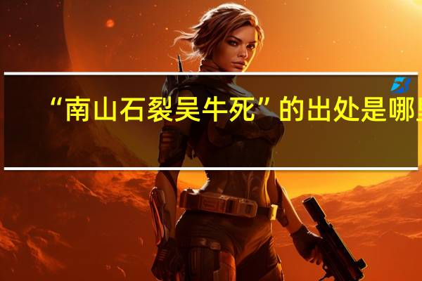 “南山石裂吴牛死”的出处是哪里