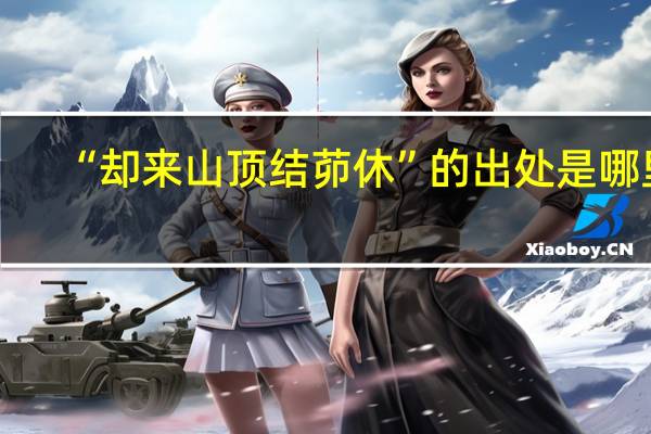 “却来山顶结茆休”的出处是哪里